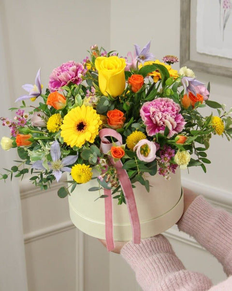 Hatboxes & Vase Arrangements