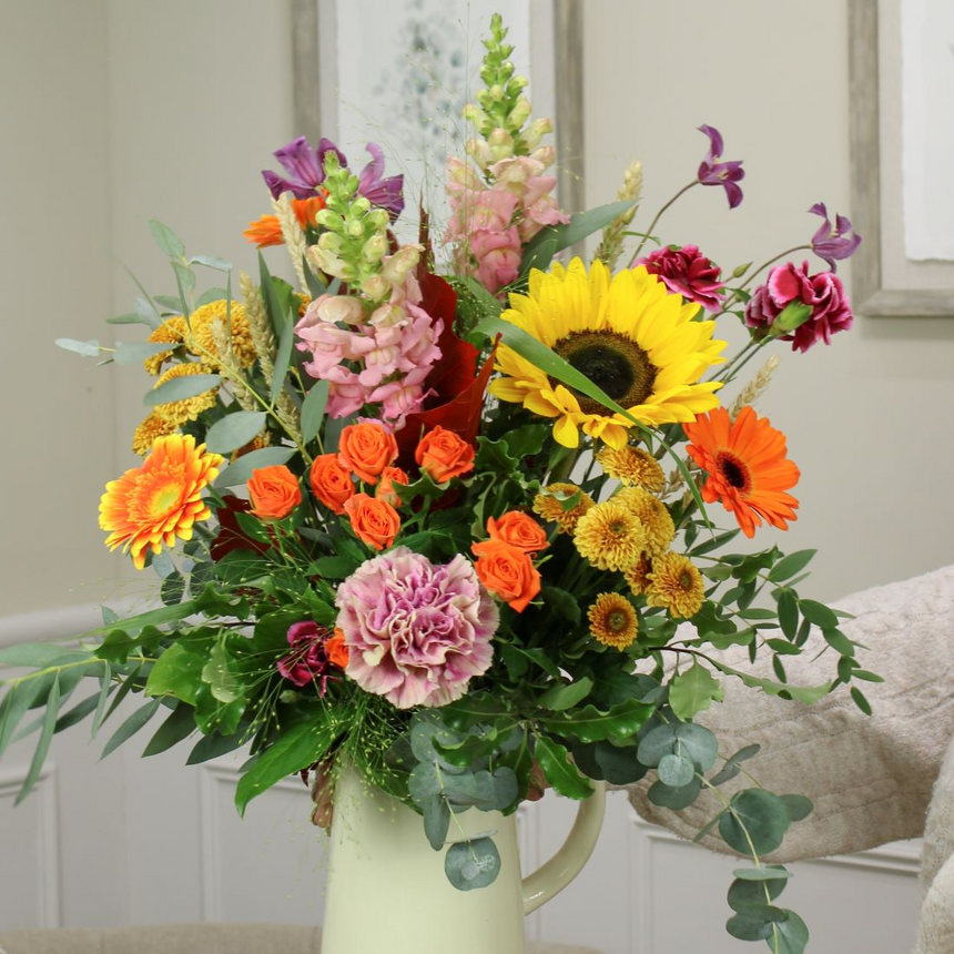 The 'Autumn Shades' Box Bouquet Derby Florists & Flower Delivery