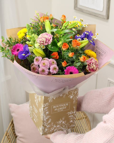 The 'Seasonal Brights' Box Bouquet