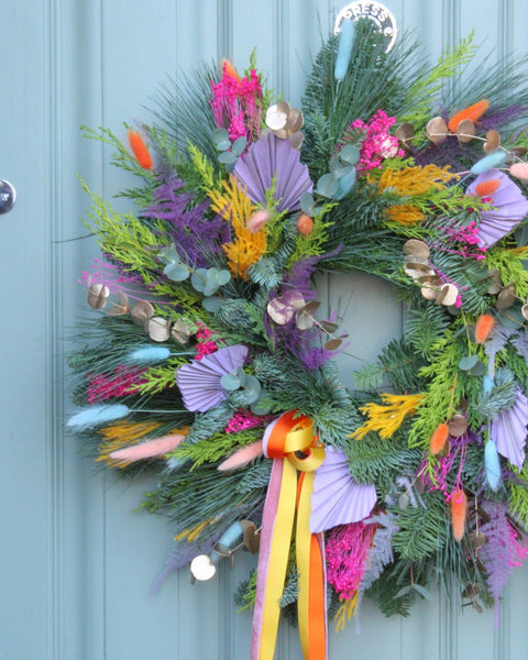 The 'Jolly & Bright' Door Wreath