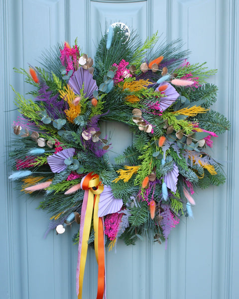 The 'Jolly & Bright' Door Wreath