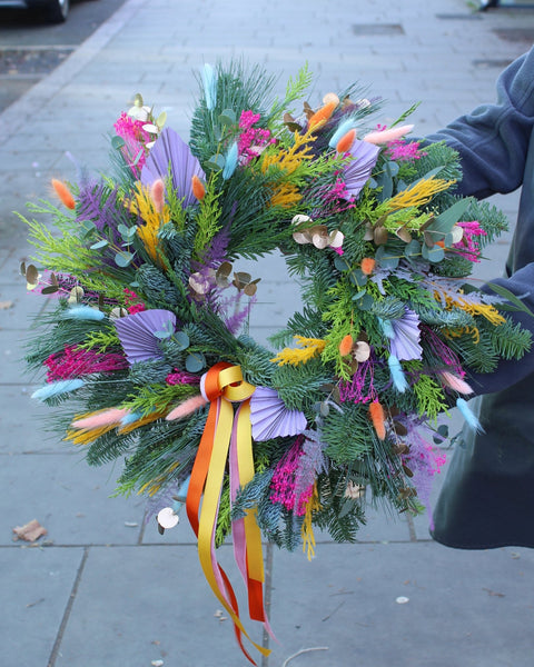 The 'Jolly & Bright' Door Wreath