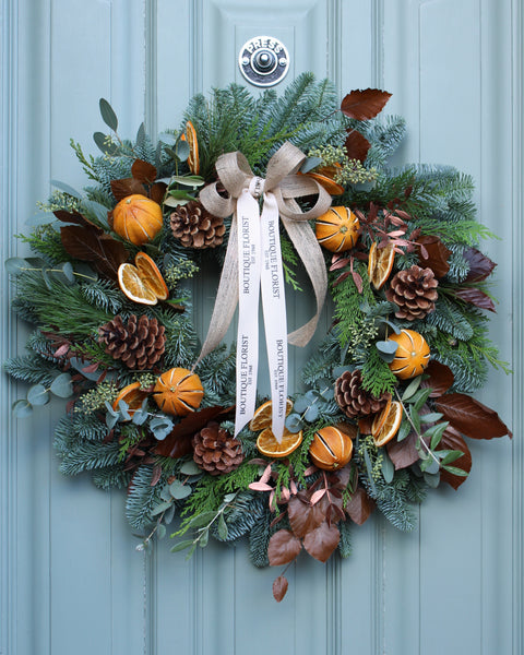 The 'Cosy Clementine' Door Wreath
