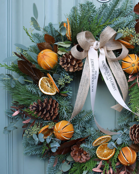 The 'Cosy Clementine' Door Wreath