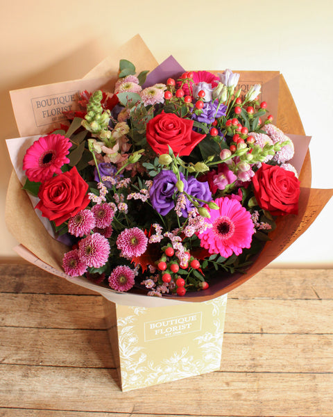 The 'Crimson' Box Bouquet