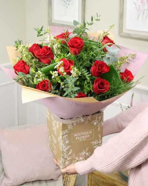 The 'Luxury Dozen' Box Bouquet