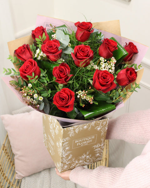 The 'Dozen Red Rose' Gift Bundle