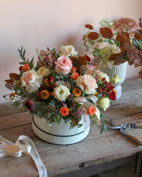 Florists Choice Hat Box - Autumn