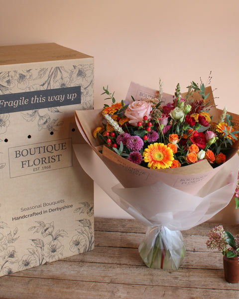 Florists Choice Box Bouquet - Autumn