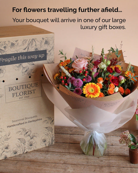 Florists Choice Box Bouquet - Autumn