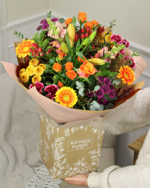 The 'Autumn Shades' Box Bouquet