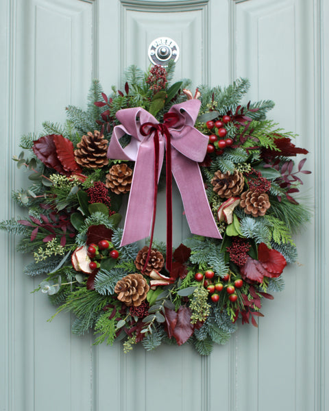 The 'Christmas Jewel' Door Wreath