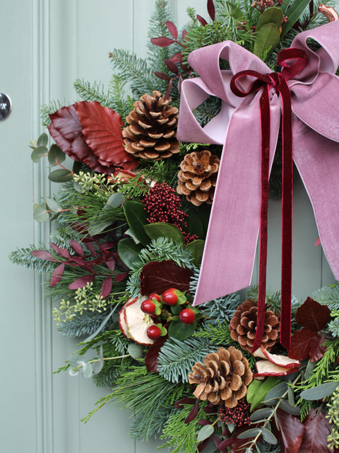 The 'Christmas Jewel' Door Wreath