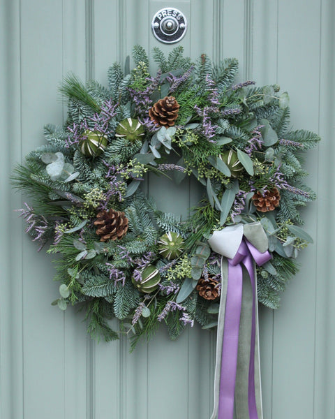 The 'Lavender Lush' Door Wreath