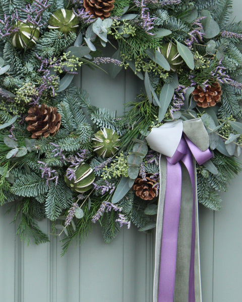 The 'Lavender Lush' Door Wreath