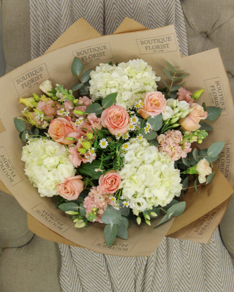 The 'Perfectly Peach' Box Bouquet