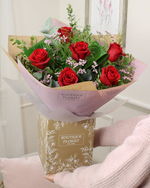 The 'Valentine's Half Dozen' Box Bouquet