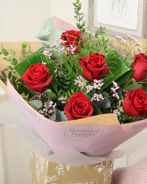 The 'Valentine's Half Dozen' Box Bouquet