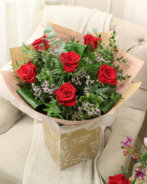 The 'Valentine's Half Dozen' Box Bouquet