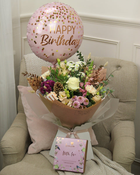 The 'Happy Birthday' Winter Gift Bundle with Chocolates