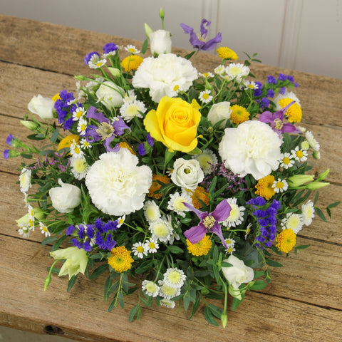 The 'Purple, Yellow & White' Posy