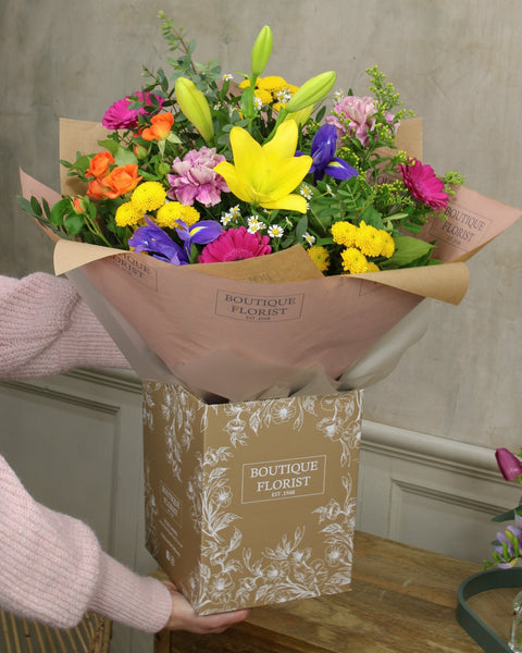 The 'Bold & Bright' Box Bouquet