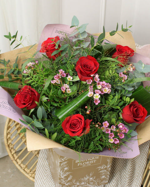 The 'Valentine's Half Dozen' Box Bouquet