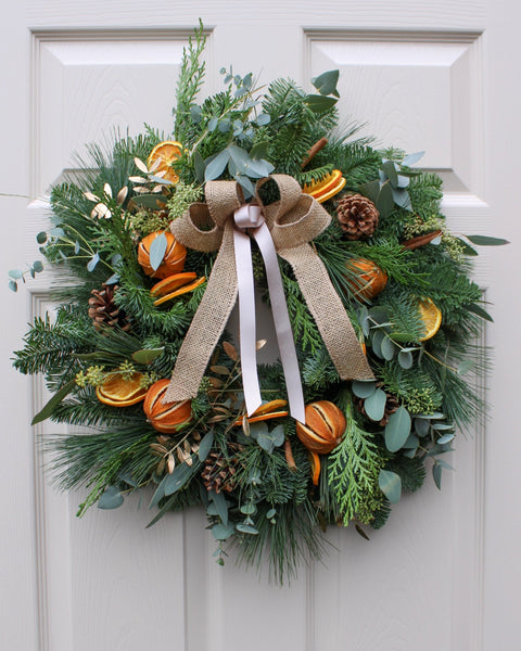 The 'Clementine Classic' Door Wreath