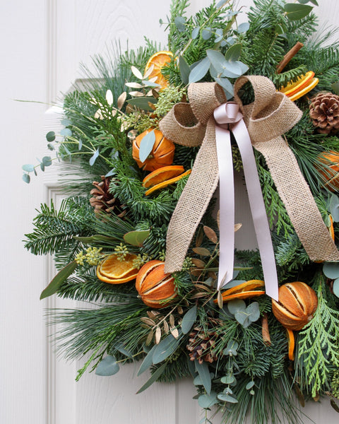 The 'Clementine Classic' Door Wreath