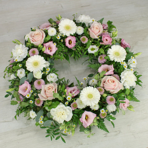 The 'Pink & White' Wreath