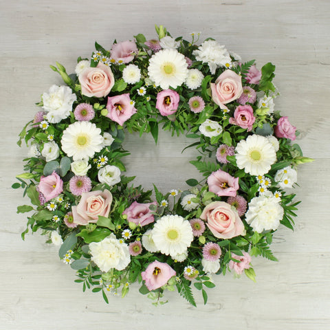 The 'Pink & White' Wreath