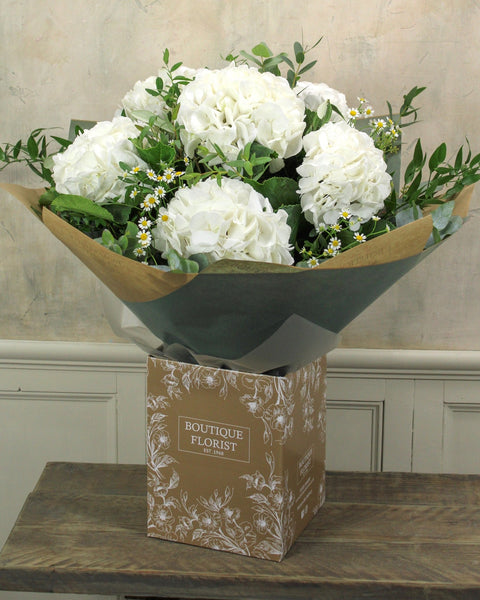 The 'Luxury Hydrangea' Box Bouquet